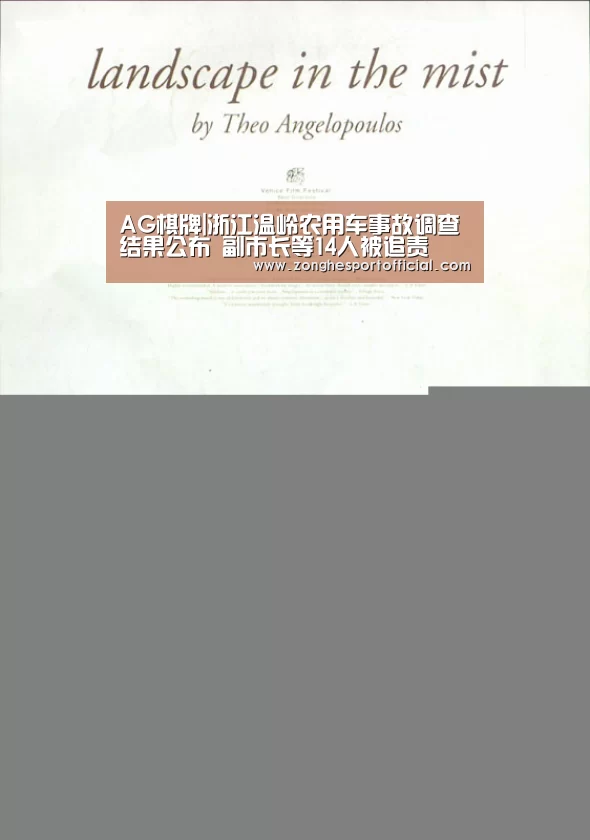 AG棋牌|浙江温岭农用车事故调查结果公布 副市长等14人被追责(图1) AG捕鱼